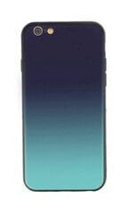 Fusion Aurora silikoninis telefono dėklas skirtas Apple iPhone X / XS, juoda - žalia kaina ir informacija | Telefono dėklai | pigu.lt