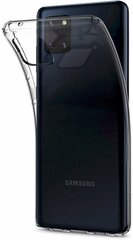 „Fusion Ultra Back“ silikoninis telefono dėklas, skirtas „Samsung A715 Galaxy A71“ skaidrus kaina ir informacija | Telefono dėklai | pigu.lt