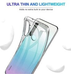Прочный силиконовый чехол Fusion Ultra Back Case 0.3 mm для Huawei Mate 20 lite, прозрачный цена и информация | Чехлы для телефонов | pigu.lt
