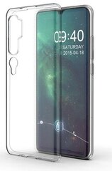 Прочный силиконовый чехол Fusion Ultra Back Case 1 mm для Xiaomi Mi Note 10 Pro / Mi Note 10, прозрачный цена и информация | Чехлы для телефонов | pigu.lt