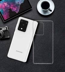 Прочный силиконовый чехол Fusion Ultra Back Case 2 mm для Samsung G985 Galaxy S20 Plus, прозрачный цена и информация | Чехлы для телефонов | pigu.lt