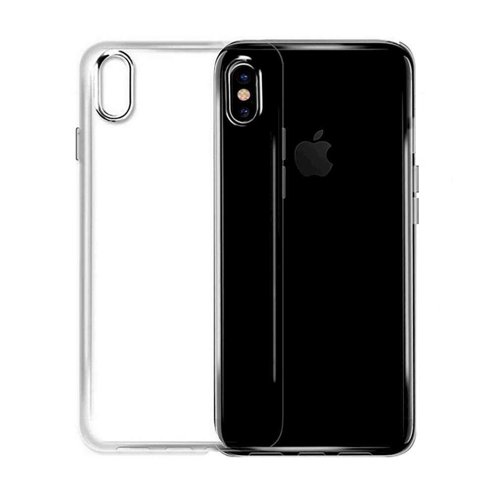 „Fusion Ultra Back“ silikoninis telefono dėklas, skirtas „Apple iPhone X / XS“, skaidrus kaina ir informacija | Telefono dėklai | pigu.lt