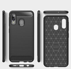 „Fusion Trust Back“ silikoninis telefono dėklas skirtas „Huawei P40 Lite E“, juoda kaina ir informacija | Telefono dėklai | pigu.lt