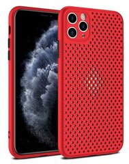 „Fusion Breathe“ silikoninis telefono dėklas, skirtas „Apple iPhone 7/8 / SE 2020", raudonas kaina ir informacija | Telefono dėklai | pigu.lt