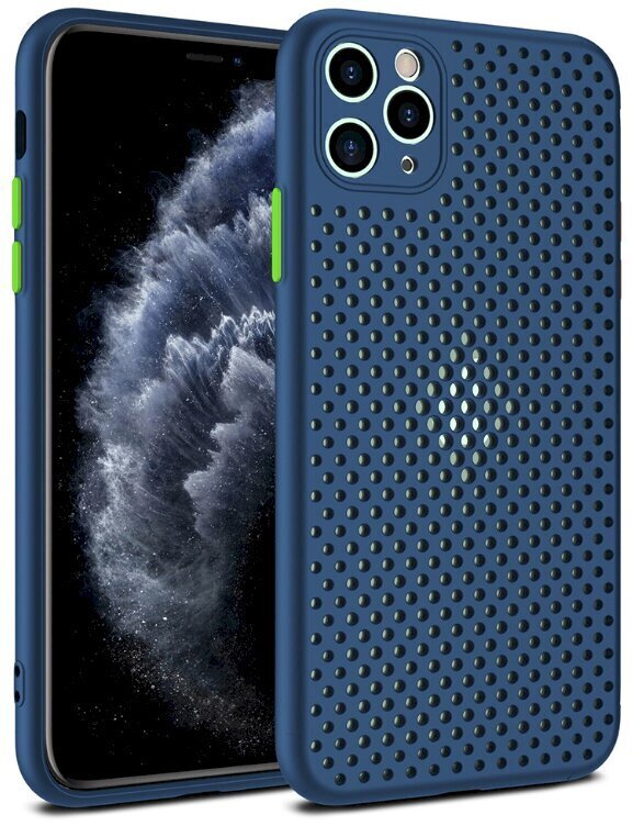 „Fusion Breathe“ silikoninis telefono dėklas, skirtas „Samsung G980 Galaxy S20", mėlynas kaina ir informacija | Telefono dėklai | pigu.lt