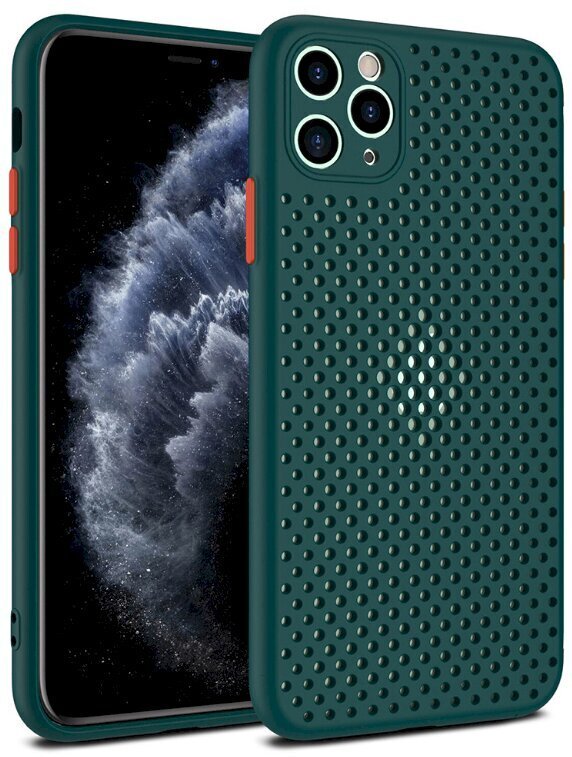 „Fusion Breathe“ silikoninis telefono dėklas, skirtas „Huawei P30 Lite", žalias цена и информация | Telefono dėklai | pigu.lt