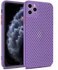 Силиконовый чехол Fusion Breathe Case для Samsung A415 Galaxy A41, фиолетовый цена и информация | Чехлы для телефонов | pigu.lt