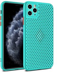 Силиконовый чехол Fusion Breathe Case для Samsung G980 Galaxy S20, ментоловый цена и информация | Чехлы для телефонов | pigu.lt