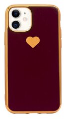 „Fusion Heart Case“ silikoninis telefono dėklas, skirtas „Apple iPhone 11 Pro", raudonas kaina ir informacija | Telefono dėklai | pigu.lt