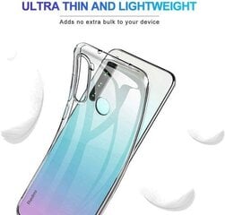 Прочный силиконовый чехол Fusion Ultra Back Case 1 mm для Huawei Y6S / Honor 8A / Y6 Prime 2019, прозрачный цена и информация | Чехлы для телефонов | pigu.lt