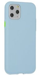 Fusion Solid Case silikoninis telefono dėklas, skirtas Huawei P30 Lite, šviesiai mėlynas kaina ir informacija | Telefono dėklai | pigu.lt