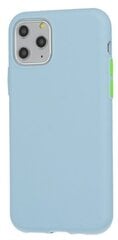 Силиконовый чехол Fusion Solid Case для Apple iPhone 7 / 8 / SE 2020, светло-синий цена и информация | Чехлы для телефонов | pigu.lt