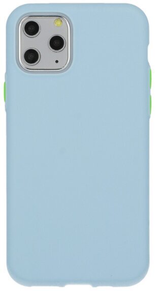 Fusion Solid Case, silikoninis dėklas, skirtas Samsung A715 Galaxy A71, šviesiai mėlynas kaina ir informacija | Telefono dėklai | pigu.lt