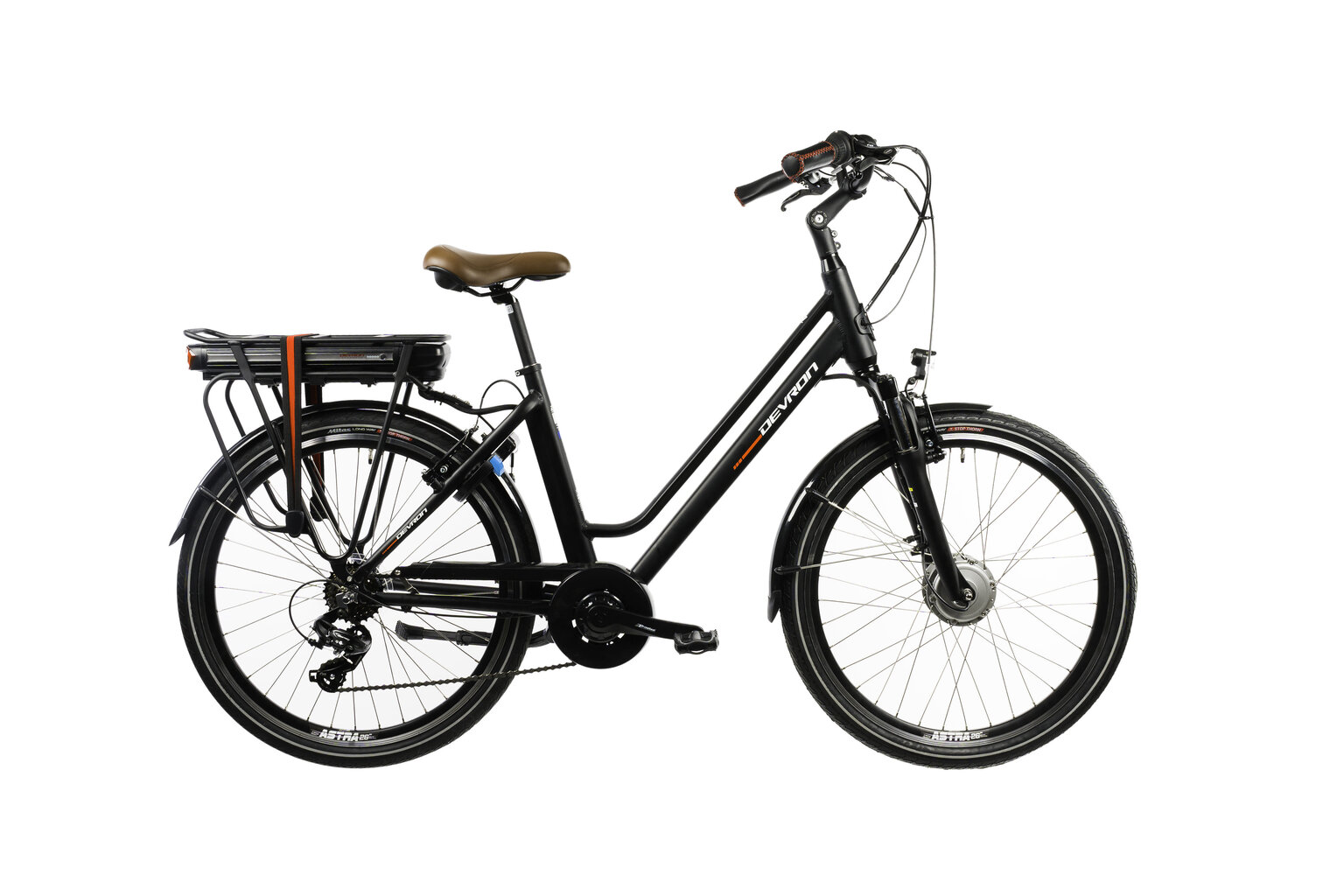 Elektrinis dviratis Devron 2020 26120 26", juodas kaina ir informacija | Elektriniai dviračiai | pigu.lt