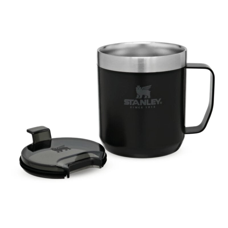 Stanley The Legendary Camp Mug Classic termo puodelis, 0.35 l, juodas kaina ir informacija | Termosai, termopuodeliai | pigu.lt