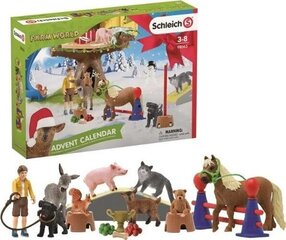 Календарь Адвент Schleich Farm World 98063 цена и информация | Конструкторы и кубики | pigu.lt