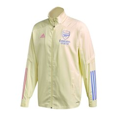 Мужская спортивная куртка Adidas Arsenal FC Presentation M FQ6162, желтая цена и информация | Мужская спортивная одежда | pigu.lt