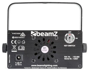 Dvigubas lazeris „Beamz Bianca“ 330mW RGB Gobo IRC kaina ir informacija | Dekoracijos šventėms | pigu.lt