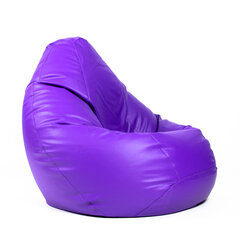 Кресло-мешок XXL SMART из искусственной кожи - пурпурный цена и информация | Кресла-мешки и пуфы | pigu.lt