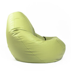 Кресло-мешок XXL SMART из искусственной кожи - оливка цена и информация | Кресла-мешки и пуфы | pigu.lt