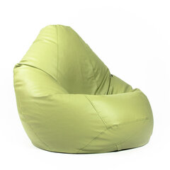 Кресло-мешок XXL SMART из искусственной кожи - оливка цена и информация | Кресла-мешки и пуфы | pigu.lt
