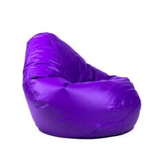 Кресло-мешок XL SMART из искусственной кожи - пурпурный цена и информация | Кресла-мешки и пуфы | pigu.lt