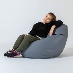 Кресло-мешок L SMART для детей из искусственной кожи - оливки цена и информация | Кресла-мешки и пуфы | pigu.lt