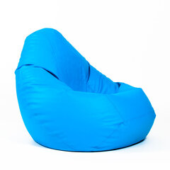 Кресло-мешок L SMART для детей из искусственной кожи - синий цена и информация | Кресла-мешки и пуфы | pigu.lt