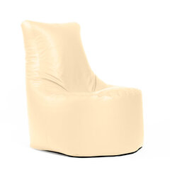Кресло-мешок JAZZ SMART из искусственной кожи - бежевый цена и информация | Кресла-мешки и пуфы | pigu.lt