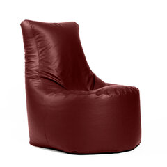 Кресло-мешок JAZZ SMART из искусственной кожи - бордо цена и информация | Кресла-мешки и пуфы | pigu.lt