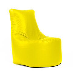 Кресло-мешок JAZZ SMART из искусственной кожи - желтый цена и информация | Кресла-мешки и пуфы | pigu.lt