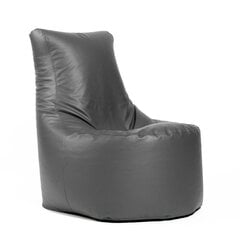 Кресло-мешок JAZZ SMART из искусственной кожи - серый цена и информация | Кресла-мешки и пуфы | pigu.lt