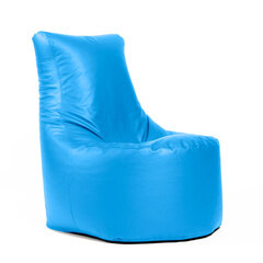 Кресло-мешок JAZZ SMART из искусственной кожи - синий цена и информация | Кресла-мешки и пуфы | pigu.lt