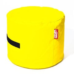 Пуф POP SMART из искусственной кожи - желтый (35х45 см) цена и информация | Кресла-мешки и пуфы | pigu.lt