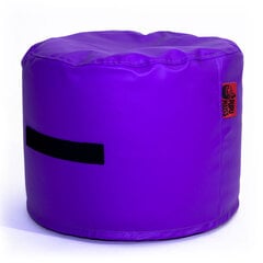 Пуф POP SMART из искусственной кожи - пурпурный (35х45 см) цена и информация | Кресла-мешки и пуфы | pigu.lt