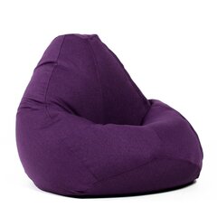 Klasikinis sėdmaišis XL COZY iš baldinio audinio - violetinė kaina ir informacija | Sėdmaišiai ir pufai | pigu.lt