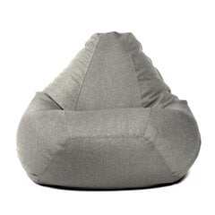 Кресло-мешок XL COZY из мебельной ткани - серый цена и информация | Кресла-мешки и пуфы | pigu.lt