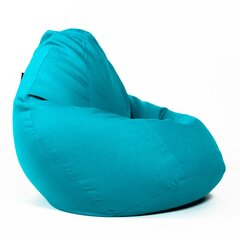 Кресло-мешок XL COZY из мебельной ткани - бирюзовый цена и информация | Кресла-мешки и пуфы | pigu.lt