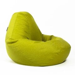 Кресло-мешок XL COZY из мебельной ткани - зеленый цена и информация | Кресла-мешки и пуфы | pigu.lt