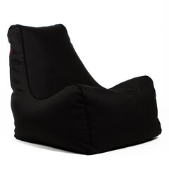Кресло-мешок SOUL COZY из мебельной ткани - черный цена и информация | Кресла-мешки и пуфы | pigu.lt