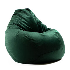 Кресло-мешок XL TREND из велюровой ткани - зеленый цена и информация | Кресла-мешки и пуфы | pigu.lt