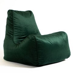 Кресло-мешок SOUL TREND из велюровой ткани - зеленый цена и информация | Кресла-мешки и пуфы | pigu.lt
