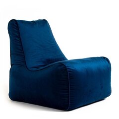 Кресло-мешок SOUL TREND из велюровой ткани - синий цена и информация | Кресла-мешки и пуфы | pigu.lt