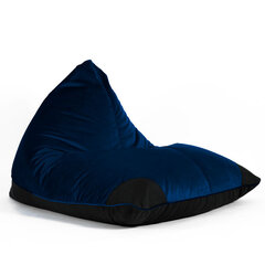 Кресло-мешок SURF TREND из велюровой ткани - синий цена и информация | Кресла-мешки и пуфы | pigu.lt