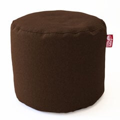 Пуф POP COZY из искусственной кожи - коричневый (35х45 см) цена и информация | Кресла-мешки и пуфы | pigu.lt