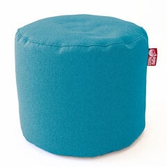 Пуф POP COZY из искусственной кожи - бирюзовый (35х45 см) цена и информация | Кресла-мешки и пуфы | pigu.lt