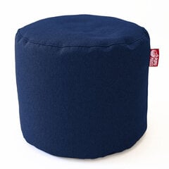 Пуф POP COZY из искусственной кожи - темно-синий (35х45 см) цена и информация | Кресла-мешки и пуфы | pigu.lt