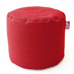 Pufas POP COZY iš baldinio audinio - raudona kaina ir informacija | Sėdmaišiai ir pufai | pigu.lt