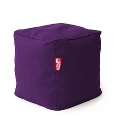 Пуф CUBE COZY из искусственной кожи - пурпурный (35х45 см) цена и информация | Кресла-мешки и пуфы | pigu.lt