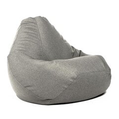 Кресло-мешок L COZY для детей из искусственной кожи - серый цена и информация | Кресла-мешки и пуфы | pigu.lt
